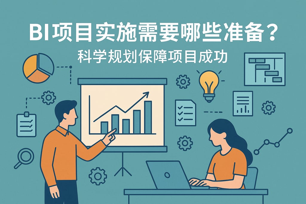 BI项目实施需要哪些准备？科学规划保障项目成功"